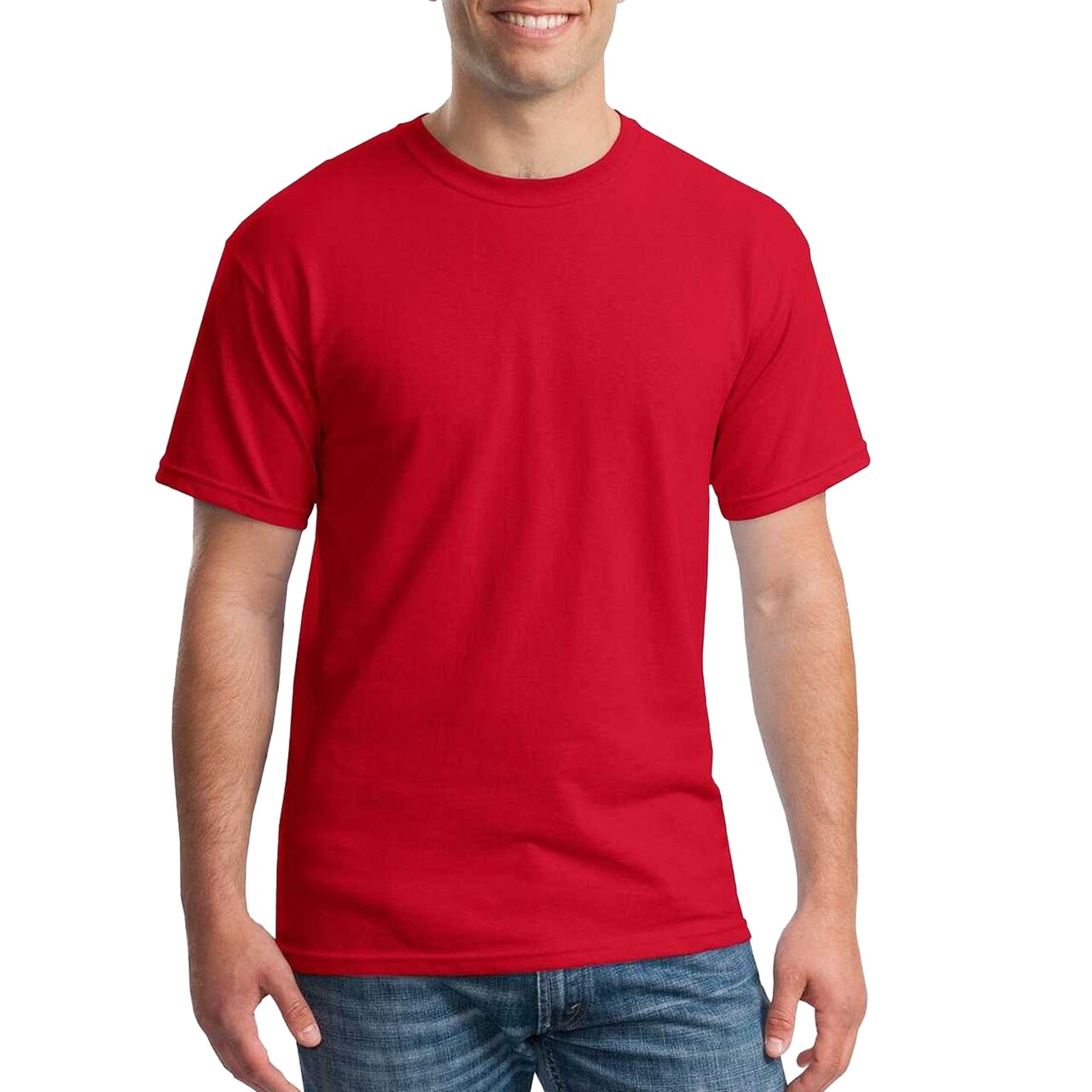 Hanes Essential-T DIY Craft T-Shirt – Blank Cotton Tees for Printing Projects